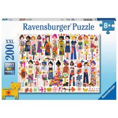 Puzzle XXL de 200 piezas: A