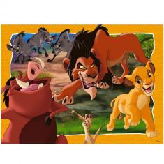 Puzzle XXL de 200 piezas: El Rey León: Hakuna matata