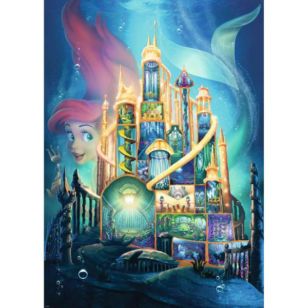 Puzzle 1000 pieces: Ariel (Disney Princess Castle Collection) - Ravensburger-17337