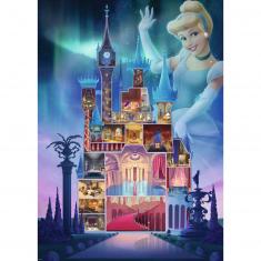 Puzzle 1000 Teile: Cinderella (Disney Princess Castle Collection)