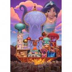 1000-teiliges Puzzle: Jasmine (Disney Princess Castle Collection)