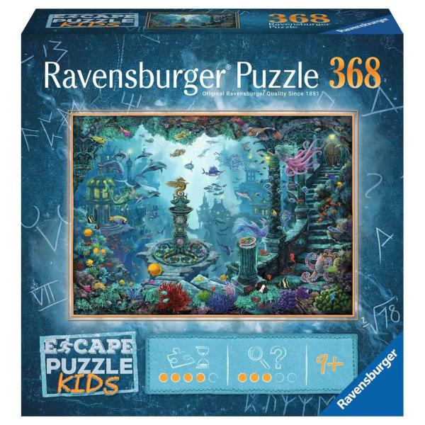 Fluchtpuzzle Kids 368 Teile: Im Unterwasserreich - Ravensburger-13395