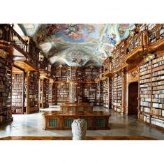 Puzzle de 1000 piezas: La biblioteca de la Abadía de Saint-Flo