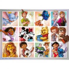 Puzzle 100 pièces XXL : Les moments Disney