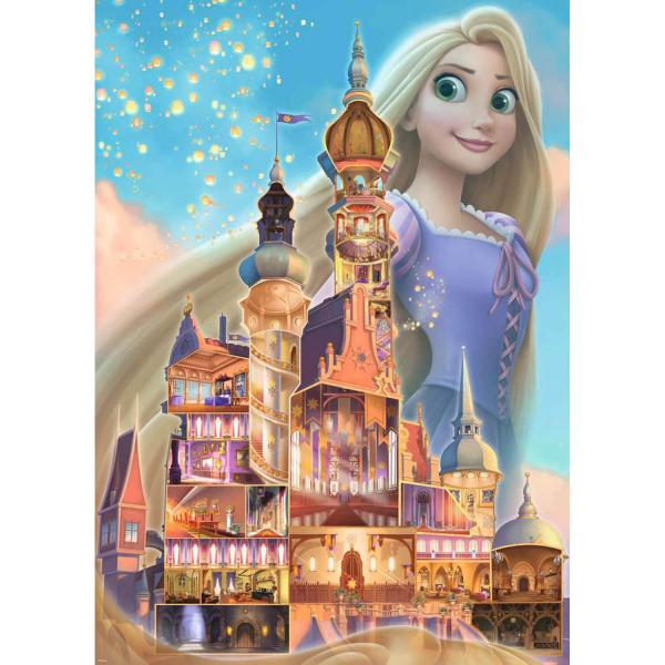 Puzzle 1000 piezas: Rapunzel (Colección Castillo Princesas Disney) - Ravensburger-17336