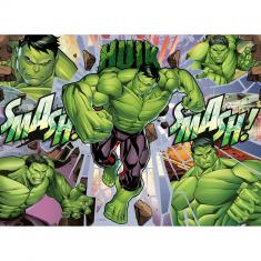 Puzzle 100 pièces XXL : L'incroyable Avenger Hulk 