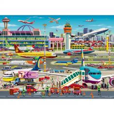 Puzzle 150 pièces XXL : À l'aéroport