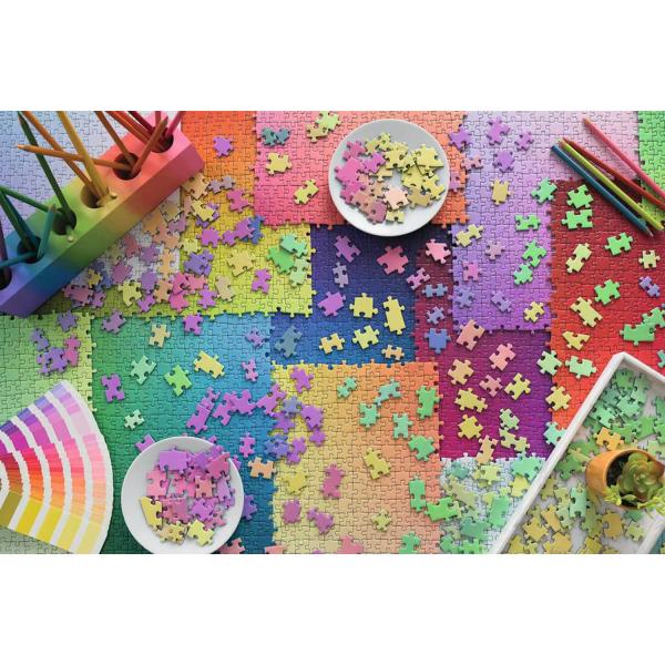 Puzzle 3000 pieces: Colored puzzles - Ravensburger-17471