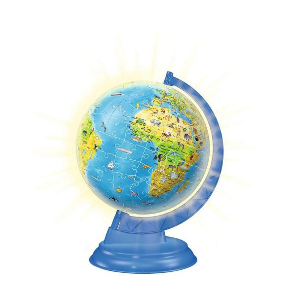 180-piece 3D puzzle: Illuminated earth globe - Ravensburger-11289