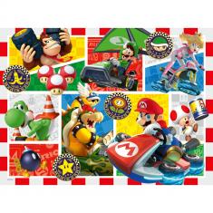 Puzzle XXL de 150 piezas: carreras de Mario Kart