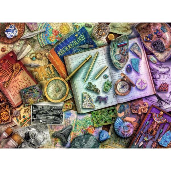 500 piece puzzle: The archaeologist's office - Ravensburger-17520