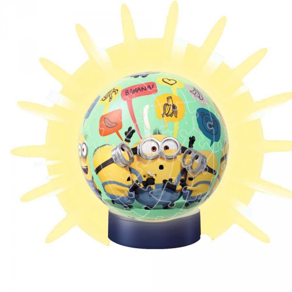 72-piece luminous puzzle ball: Minions 2 - Ravensburger-11180