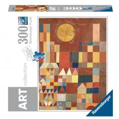 Puzzle 300 pièces: Art collection : Château et soleil, Paul Klee
