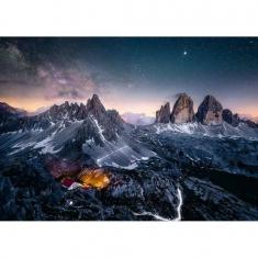 Puzzle 1000 pieces : Les Tre Cime di lavaredo, Dolomites 