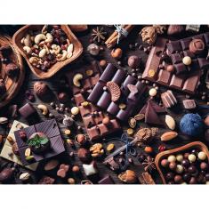 Puzzle de 2000 piezas: El paraíso del chocolate