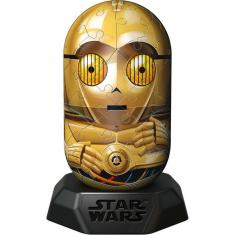 Puzzle 3D 54 pièces : Hylkies SW n°21 - C-3PO