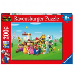 200 piece XXL puzzle - The adventures of Super Mario