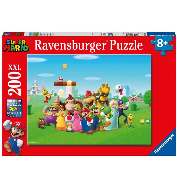 Puzzle XXL de 200 piezas - Las aventuras de Super Mario - Ravensburger-12993