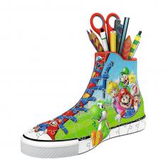 3D-Puzzle -108 Teile: Sneaker-Schuh: Super Mario