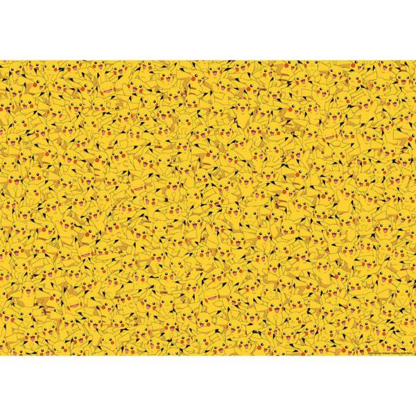 1000-teiliges Puzzle: Herausforderungspuzzle: Pikachu, Pokémon - Ravensburger-17576