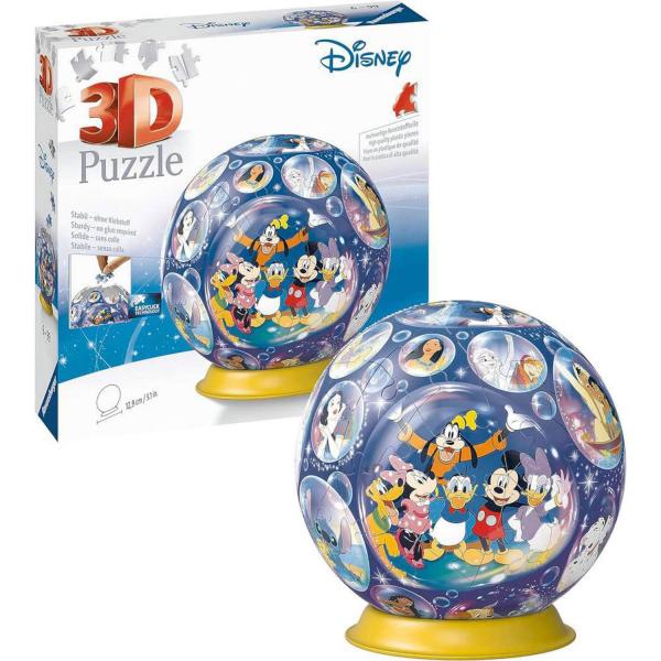 3D Ball Puzzle 72 pieces: Disney Timeshares - Ravensburger-11561