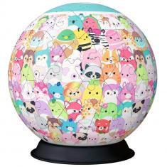 3D Ball Puzzle 72 pieces: Squishmallows