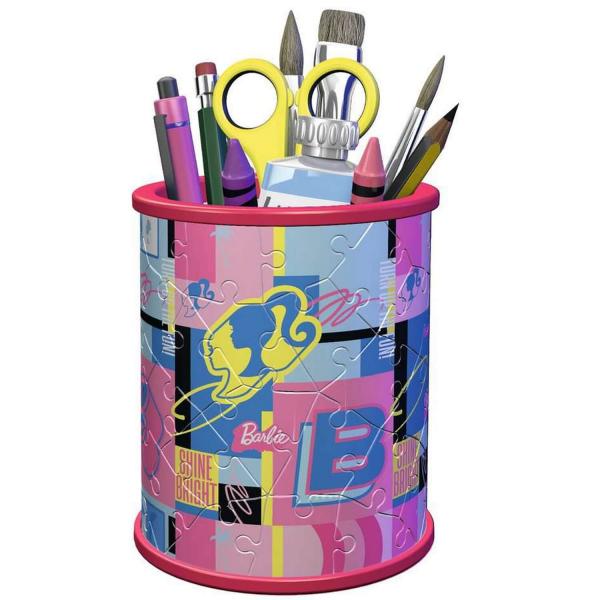 3D puzzle Pencil pot 54 pieces: Barbie - Ravensburger-11585