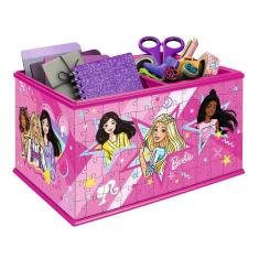 Puzzle 3D 216 pièces : Boite de rangement : Barbie 