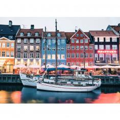 Puzzle 1000 pièces : Copenhague, Danemark