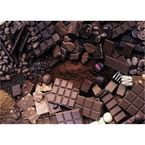 Puzzle 1000 pièces : Paradis du chocolat - Ravensburger-19614