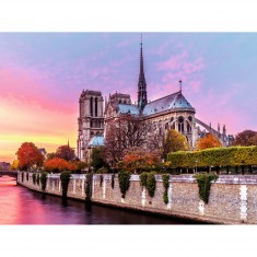 1500 Teile Puzzle: Malerische Notre-Dame