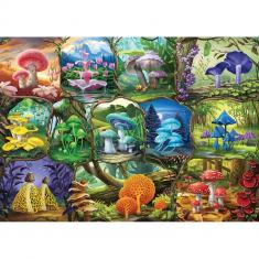 1000 piece puzzle: Magnificent mushrooms