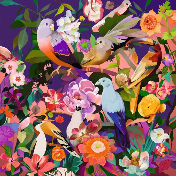750 piece puzzle: Art & Soul: Bird watching - Ravensburger-12000998