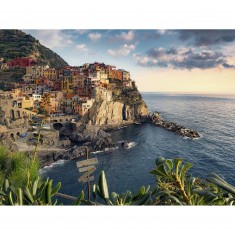 1500 Teile Puzzle: Blick auf die Cinque Terre