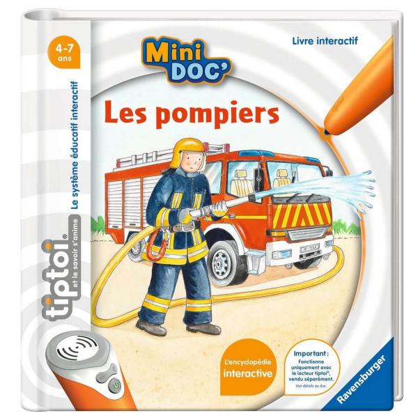 Livre Interactif Tiptoi - Mini Doc' - Les pompiers - Ravensburger-00156