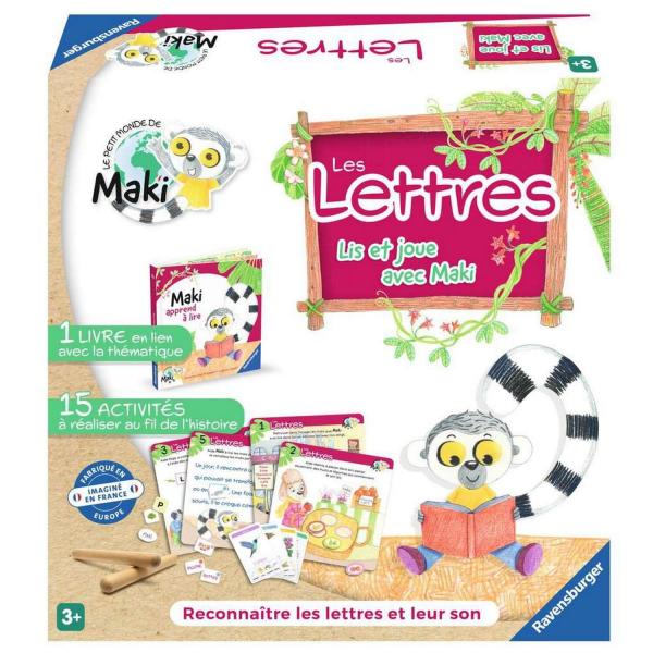 Read and play with Maki - Letters - Ravensburger-22358