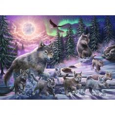 Puzzle 150 pièces XXL : Loups du nord