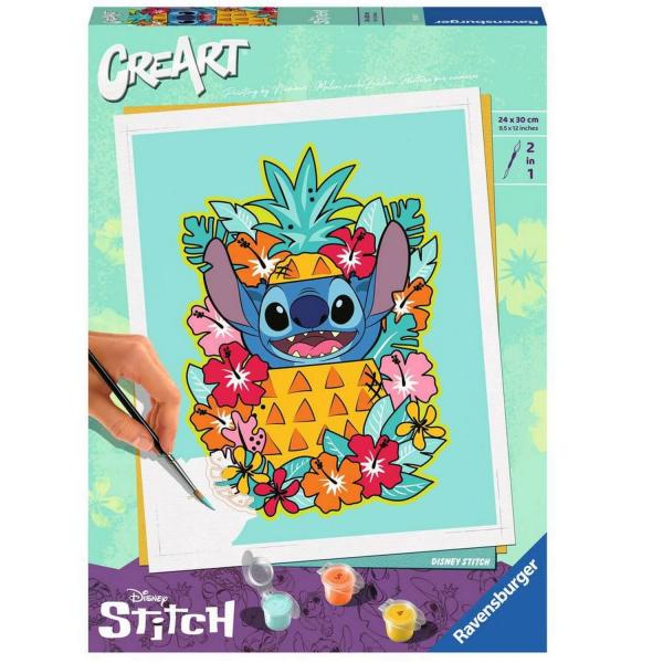 CreArt Pintura por números - Gran Formato: Stich - Ravensburger-23933