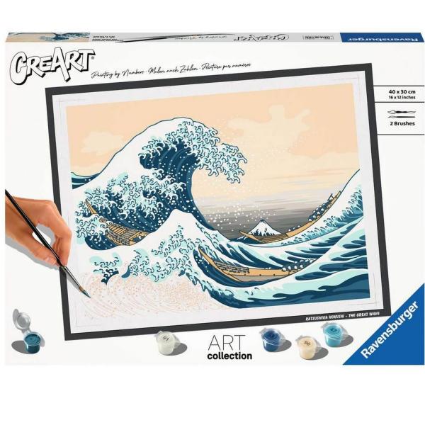 CreArt Painting by Number: Large Format: The Great Wave - Ravensburger-23690
