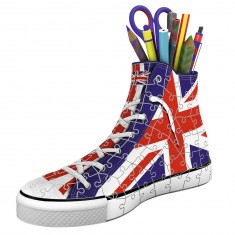 3D Puzzle 108 pieces: Union Jack Sneaker Shoe