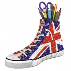 Puzzle 3D 108 piezas: Zapatilla Union Jack