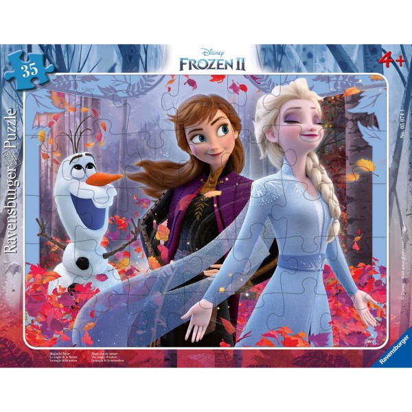 30-piece frame puzzle: Frozen 2 Disney: The magic of Nature - Ravensburger-05074