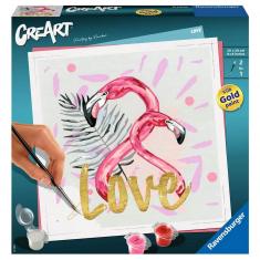 CreArt Peinture au numéro : Carré - Love