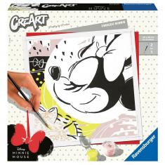 CreArt Peinture au numéro : Carré - Disney Minnie Mouse