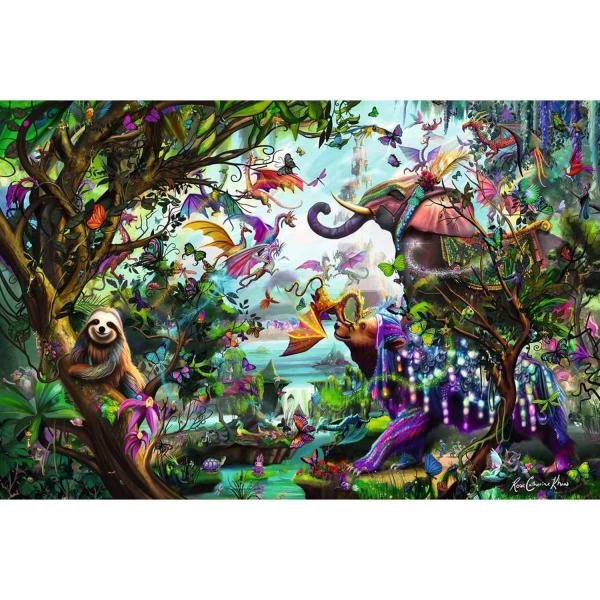 4000-teiliges Puzzle – Drache - Ravensburger-12000812