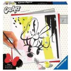 CreArt Malen nach Zahlen: Quadratisch – Disney Minnie Mouse Modern