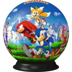 3D Ball Puzzle 72 pieces - Sonic