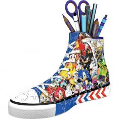 Puzzle 3D de 108 piezas - Zapatilla: Sonic