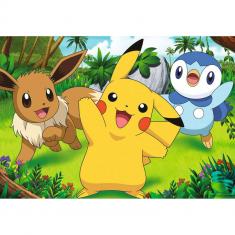 2x24-teiliges Puzzle – Pikachu und seine Freunde / Pokémon