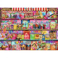 500 piece puzzle - The candy store